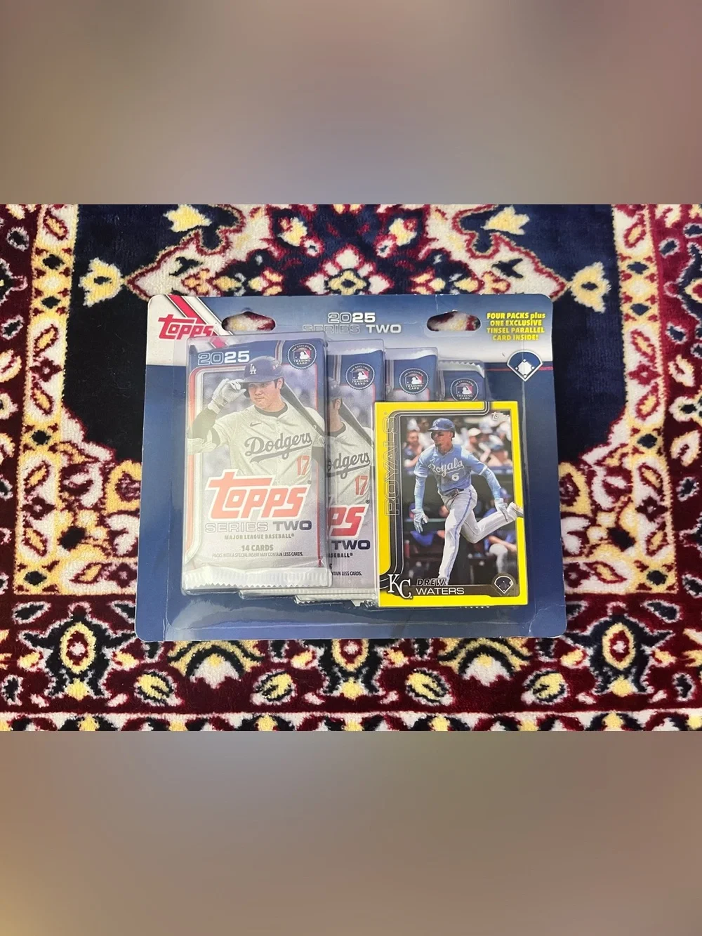 Topps Series Two sealed pack set w/ Drew Waters card
